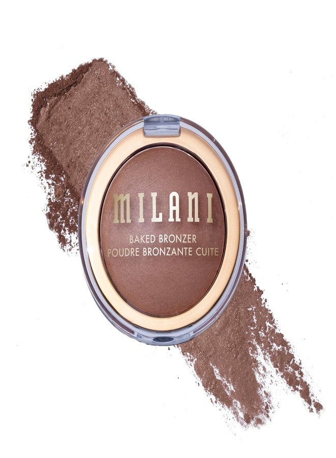 Milani Bronzer Powder - Baked Bronzer Made in Italy, Bronzing Shimmer Highlighter Makeup for Contour - Capri Copper - Image 1